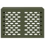 Cubierta de Aire Acondicionado - Verde Oliva, 90x40x60 cm, Acero de , Accesorios para radiadores de calefacción - Ref: Foro24...