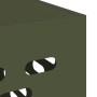 Cubierta de Aire Acondicionado - Verde Oliva, 90x40x60 cm, Acero de , Accesorios para radiadores de calefacción - Ref: Foro24...