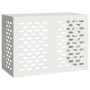 Cubierta de Aire Acondicionado - Blanca, 100x50x70 cm, Hecho de Acero de , Accesorios para radiadores de calefacción - Ref: F...