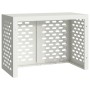 Cubierta de Aire Acondicionado - Blanca, 100x50x70 cm, Hecho de Acero de , Accesorios para radiadores de calefacción - Ref: F...