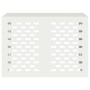 Cubierta de Aire Acondicionado - Blanca, 100x50x70 cm, Hecho de Acero de , Accesorios para radiadores de calefacción - Ref: F...