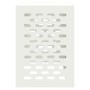 Cubierta de Aire Acondicionado - Blanca, 100x50x70 cm, Hecho de Acero de , Accesorios para radiadores de calefacción - Ref: F...