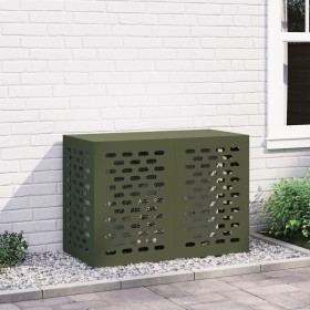 Cubierta de Aire Acondicionado Verde Oliva 100x50x70 cm Acero de , Accesorios para radiadores de calefacción - Ref: Foro24-86...