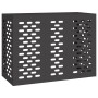Funda para Aire Acondicionado Negra 110x50x80 cm Acero de , Accesorios para radiadores de calefacción - Ref: Foro24-865904, P...