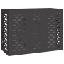 Funda para Aire Acondicionado Negra 110x50x80 cm Acero de , Accesorios para radiadores de calefacción - Ref: Foro24-865904, P...