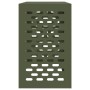 Cubierta de Aire Acondicionado Verde Oliva 110x50x80 cm Acero de , Accesorios para radiadores de calefacción - Ref: Foro24-86...