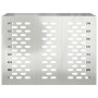 Cubierta para Aire Acondicionado 110x50x80 cm Acero Galvanizado de , Accesorios para radiadores de calefacción - Ref: Foro24-...