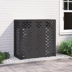 Cubierta para Aire Acondicionado - Negra, 110 x 50 x 105 cm de , Accesorios para radiadores de calefacción - Ref: Foro24-8659...