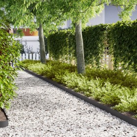 Comprar Bordes de Césped 20 pcs Negros 100x0.5x15