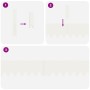 Bordes de Césped  10 pcs Blanco 100x0,5x15 cm Plástico | Foro24.es | Tu tienda online para hogar, jardín y más Foro24.es