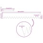 Bordes de Césped 30 pcs Antracita 100x0.5x15 cm Plástico de , Ribetes y bordes para jardín - Ref: Foro24-865928, Precio: 137,...