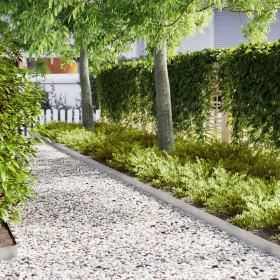 Bordes de césped 20 piezas 100x0.5x15 cm acero inoxidable de , Ribetes y bordes para jardín - Ref: Foro24-865935, Precio: 158...