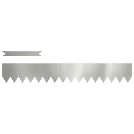 Bordes de Césped 30 pcs 100x0,5x15 cm Acero Galvanizado de , Ribetes y bordes para jardín - Ref: Foro24-865940, Precio: 99,28...