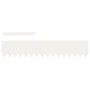 Bordes para Césped 20 pcs Blanco 100x0.5x20 cm Acero de , Ribetes y bordes para jardín - Ref: Foro24-865950, Precio: 115,29 €...