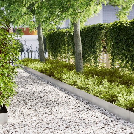 Bordes de Césped  20 pcs 100x0.5x20 cm Acero Inoxidable | Foro24.es | Tu tienda online para hogar, jardín y más Foro24.es