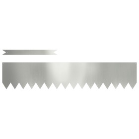 Bordes de césped 20 pcs 100x0.5x20 cm Acero galvanizado de , Ribetes y bordes para jardín - Ref: Foro24-865962, Precio: 86,68...