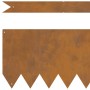 Bordes de Césped 10 pcs 100x0.5x20 cm Acero Envejecido de , Ribetes y bordes para jardín - Ref: Foro24-865964, Precio: 78,25 ...