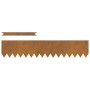 Bordes para Césped 30 pcs 100x0.5x20 cm Acero Resistente a la Intemperie de , Ribetes y bordes para jardín - Ref: Foro24-8659...