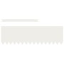Bordes de Césped 10 pcs Blanco 100x0.5x30 cm Plástico de , Ribetes y bordes para jardín - Ref: Foro24-865969, Precio: 96,57 €...