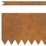 Bordes de Césped 20 pcs 100x0.5x30 cm Acero Envejecido de , Ribetes y bordes para jardín - Ref: Foro24-865980, Precio: 179,03...