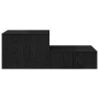 Armario de Almacenamiento  Negro 127x41x40 cm Madera elaborada | Foro24.es | Tu tienda online para hogar, jardín y más Foro24.es