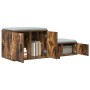 Armario de Almacenamiento Roble Ahumado 127x41x40 cm Madera Elaborada de , Mesitas de noche - Ref: Foro24-866655, Precio: 88,...