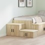 Gabinete de almacenamiento  de roble Sonoma 118x41x40 cm en madera de ingeniería | Foro24.es | Tu tienda online para hogar, jardín y más Foro24.es