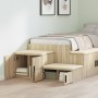 Gabinete de almacenamiento  de roble Sonoma 118x41x40 cm en madera de ingeniería | Foro24.es | Tu tienda online para hogar, jardín y más Foro24.es