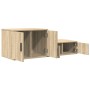 Gabinete de almacenamiento  de roble Sonoma 118x41x40 cm en madera de ingeniería | Foro24.es | Tu tienda online para hogar, jardín y más Foro24.es