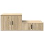 Gabinete de almacenamiento  de roble Sonoma 118x41x40 cm en madera de ingeniería | Foro24.es | Tu tienda online para hogar, jardín y más Foro24.es