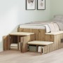 Armario de Almacenamiento  Roble Artisan 118x41x40 cm en Madera Sintética | Foro24.es | Tu tienda online para hogar, jardín y más Foro24.es