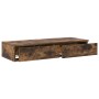 Cajones de cama  en roble ahumado de 100x36,5x16,5 cm de madera elaborada | Foro24.es | Tu tienda online para hogar, jardín y más Foro24.es