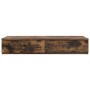 Cajones de cama  en roble ahumado de 100x36,5x16,5 cm de madera elaborada | Foro24.es | Tu tienda online para hogar, jardín y más Foro24.es