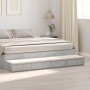 Cajones de Cama Gris Concreto 200x36,5x16,5 cm Madera Engineered de , Mesitas de noche - Ref: Foro24-866918, Precio: 102,44 €...
