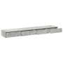 Cajones de Cama Gris Concreto 200x36,5x16,5 cm Madera Engineered de , Mesitas de noche - Ref: Foro24-866918, Precio: 102,44 €...