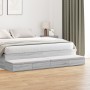 Cajones para cama  Gris Sonoma 200x36,5x16,5 cm Madera de ingeniería | Foro24.es | Tu tienda online para hogar, jardín y más Foro24.es