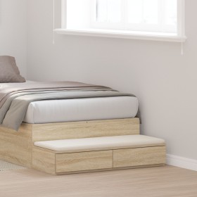 Cajones para cama Roble Sonoma 80x36,5x16,5 cm Madera elaborada de , Mesitas de noche - Ref: Foro24-866925, Precio: 53,95 €, ...