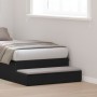 Cajones de Cama Negros 90x36,5x16,5 cm Madera Superficial de , Mesitas de noche - Ref: Foro24-866932, Precio: 56,18 €, Descue...