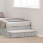 Cajones para cama  gris concreto 90x36,5x16,5 cm de madera elaborada | Foro24.es | Tu tienda online para hogar, jardín y más Foro24.es