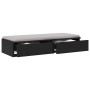 Cajones de Cama Negros 90x36,5x16,5 cm Madera Superficial de , Mesitas de noche - Ref: Foro24-866932, Precio: 56,18 €, Descue...