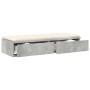 Cajones para cama  gris concreto 90x36,5x16,5 cm de madera elaborada | Foro24.es | Tu tienda online para hogar, jardín y más Foro24.es
