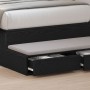 Cajones de Cama Negros 90x36,5x16,5 cm Madera Superficial de , Mesitas de noche - Ref: Foro24-866932, Precio: 56,18 €, Descue...