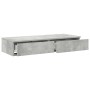 Cajones para cama  gris concreto 90x36,5x16,5 cm de madera elaborada | Foro24.es | Tu tienda online para hogar, jardín y más Foro24.es