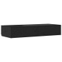 Cajones de Cama Negros 90x36,5x16,5 cm Madera Superficial de , Mesitas de noche - Ref: Foro24-866932, Precio: 56,18 €, Descue...