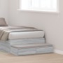 Cajones de cama  en Gris Sonoma de 90x36,5x16,5 cm de Madera hecha | Foro24.es | Tu tienda online para hogar, jardín y más Foro24.es