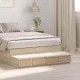 VidaXL Cajones para Cama Roble Sonoma 120x36.5x16.5 cm Madera Compensada de , Mesitas de noche - Ref: Foro24-866941, Precio: ...