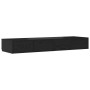 Cajones para Cama Negros 120x36.5x16.5 cm Madera Elaborada de , Mesitas de noche - Ref: Foro24-866940, Precio: 86,32 €, Descu...