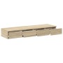 VidaXL Cajones para Cama Roble Sonoma 120x36.5x16.5 cm Madera Compensada de , Mesitas de noche - Ref: Foro24-866941, Precio: ...