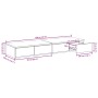 Cajones para Cama Negros 120x36.5x16.5 cm Madera Elaborada de , Mesitas de noche - Ref: Foro24-866940, Precio: 86,32 €, Descu...