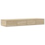 VidaXL Cajones para Cama Roble Sonoma 120x36.5x16.5 cm Madera Compensada de , Mesitas de noche - Ref: Foro24-866941, Precio: ...